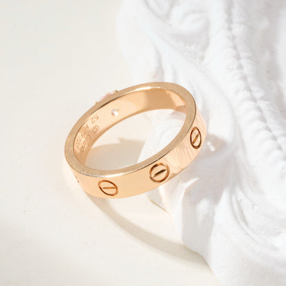[Okajuri Jewelry] LOVE RING 3.6MM 1 BIG DIAMOND