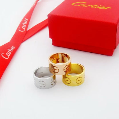 [Okajuri Jewelry] LOVE 11MM LARGE RING