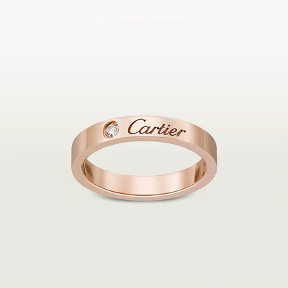 [Okajuri Jewelry] LOVE RING 4MM 1 DIAMOND