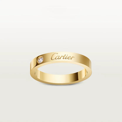 [Okajuri Jewelry] LOVE RING 4MM 1 DIAMOND