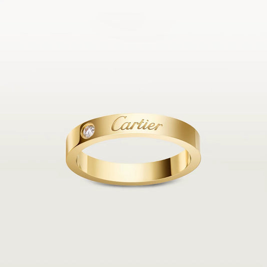 [Okajuri Jewelry] LOVE RING 4MM 1 DIAMOND