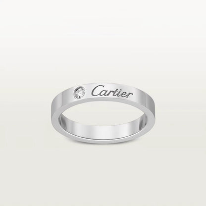 [Okajuri Jewelry] LOVE RING 4MM 1 DIAMOND