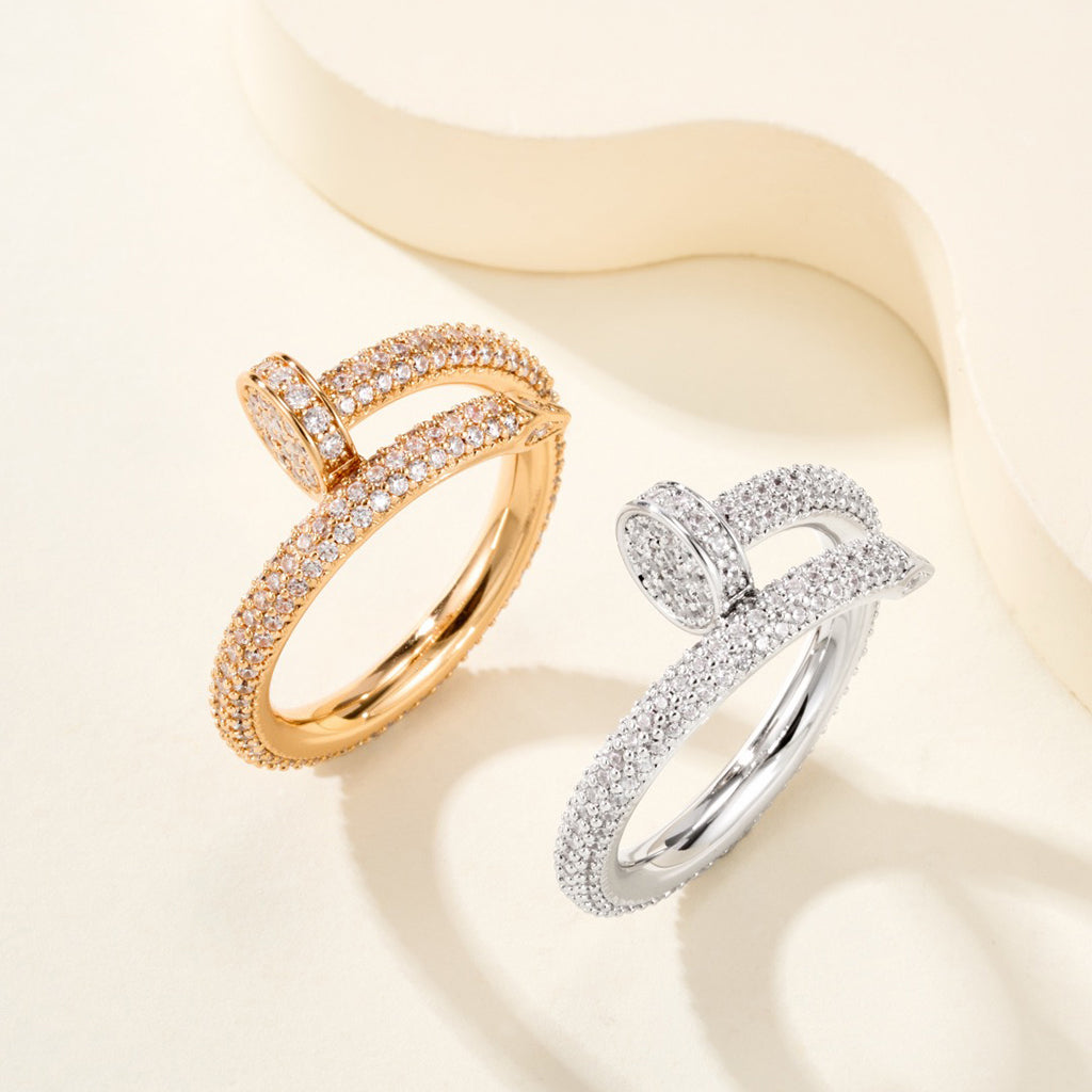 [Okajuri Jewelry] JUSTE RING 2.6MM FULL DIAMOND