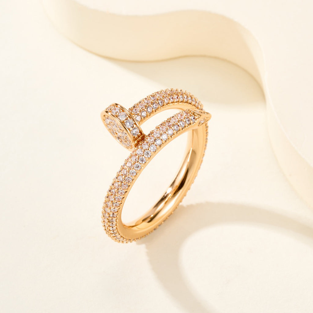 [Okajuri Jewelry] JUSTE RING 2.6MM FULL DIAMOND