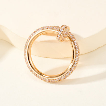 [Okajuri Jewelry] JUSTE RING 2.6MM FULL DIAMOND