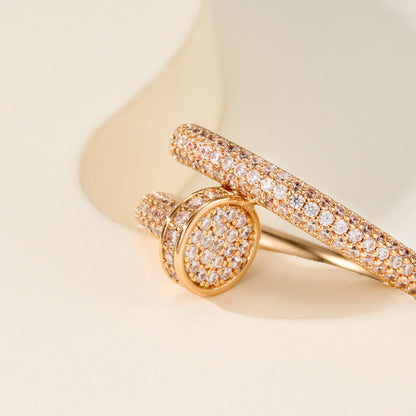 [Okajuri Jewelry] JUSTE RING 2.6MM FULL DIAMOND
