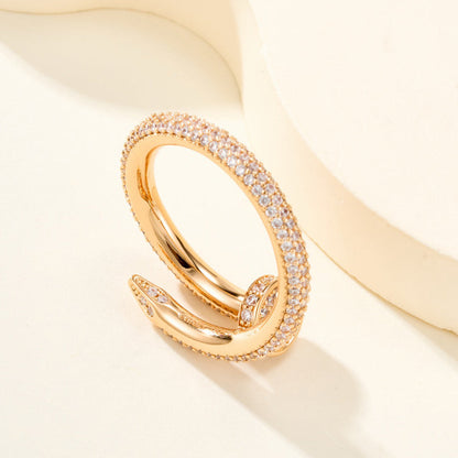 [Okajuri Jewelry] JUSTE RING 2.6MM FULL DIAMOND