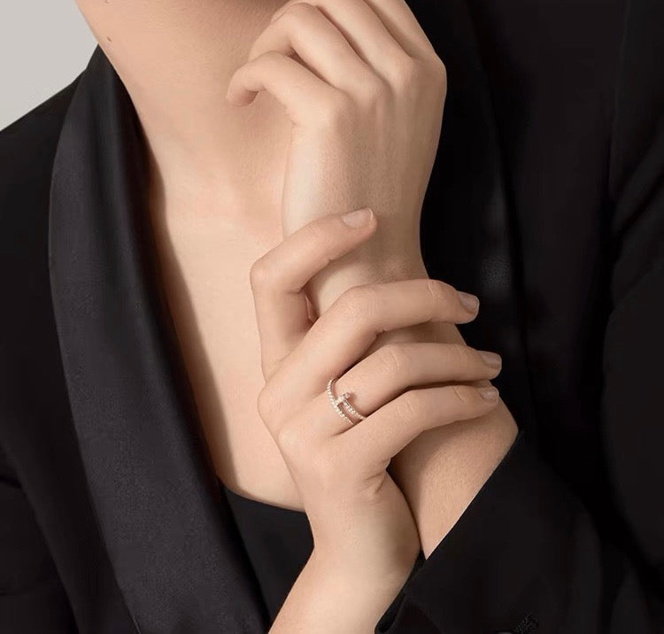 [Okajuri Jewelry] JUSTE 1.8MM FULL DIAMOND RING
