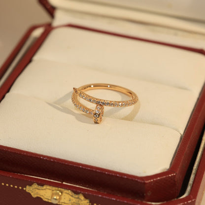 [Okajuri Jewelry] JUSTE 1.8MM FULL DIAMOND RING
