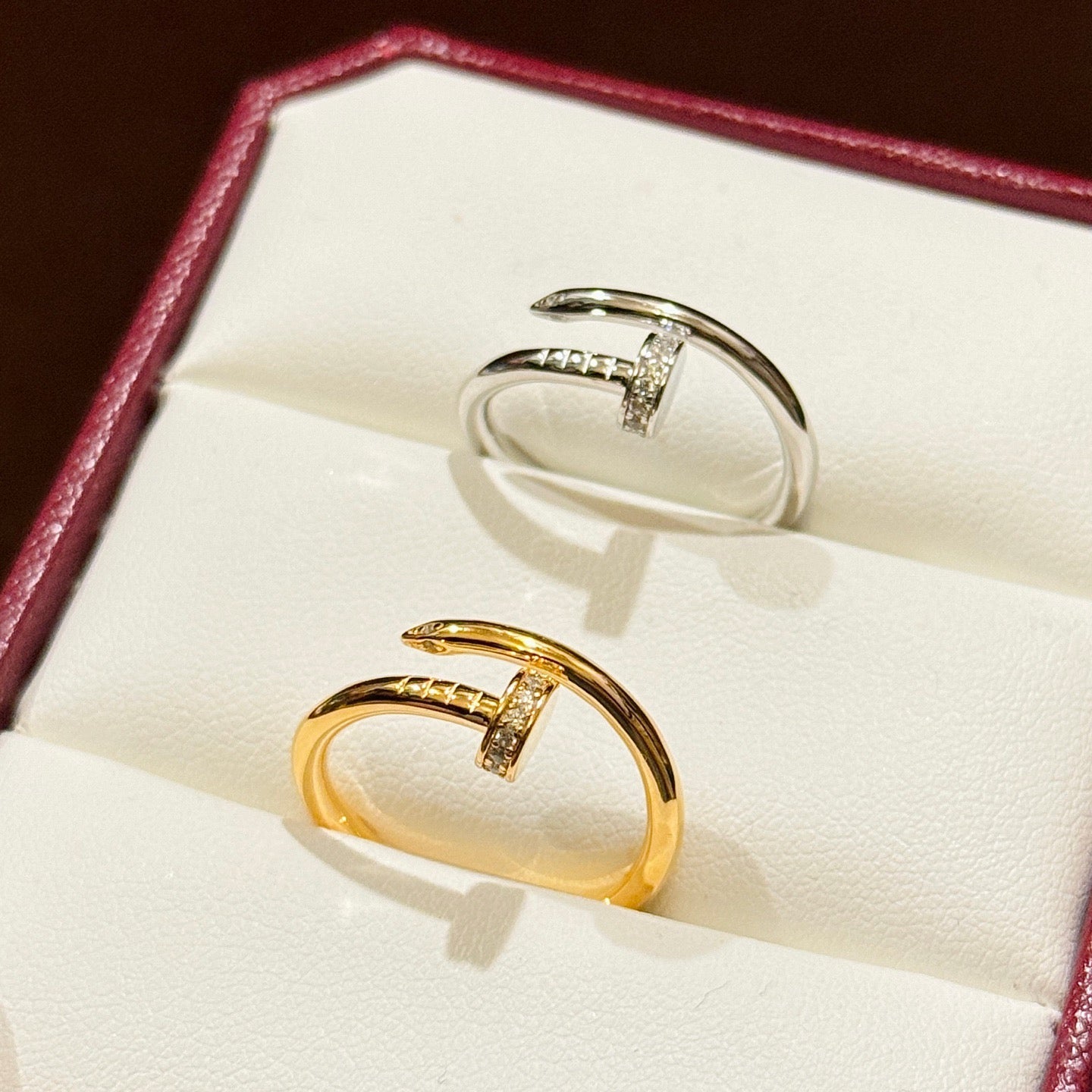 [Okajuri Jewelry] JUSTE 1.8MM HALF DIAMOND RING