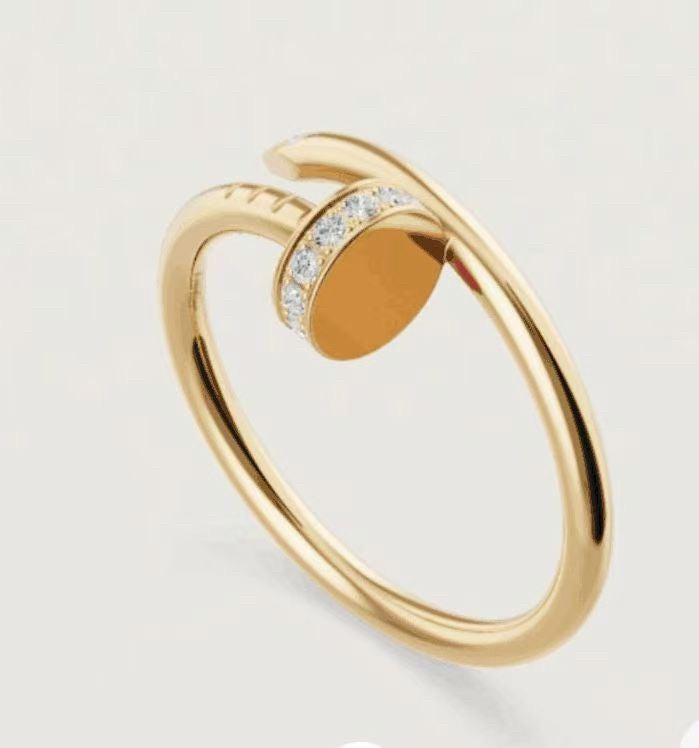 [Okajuri Jewelry] JUSTE 1.8MM HALF DIAMOND RING