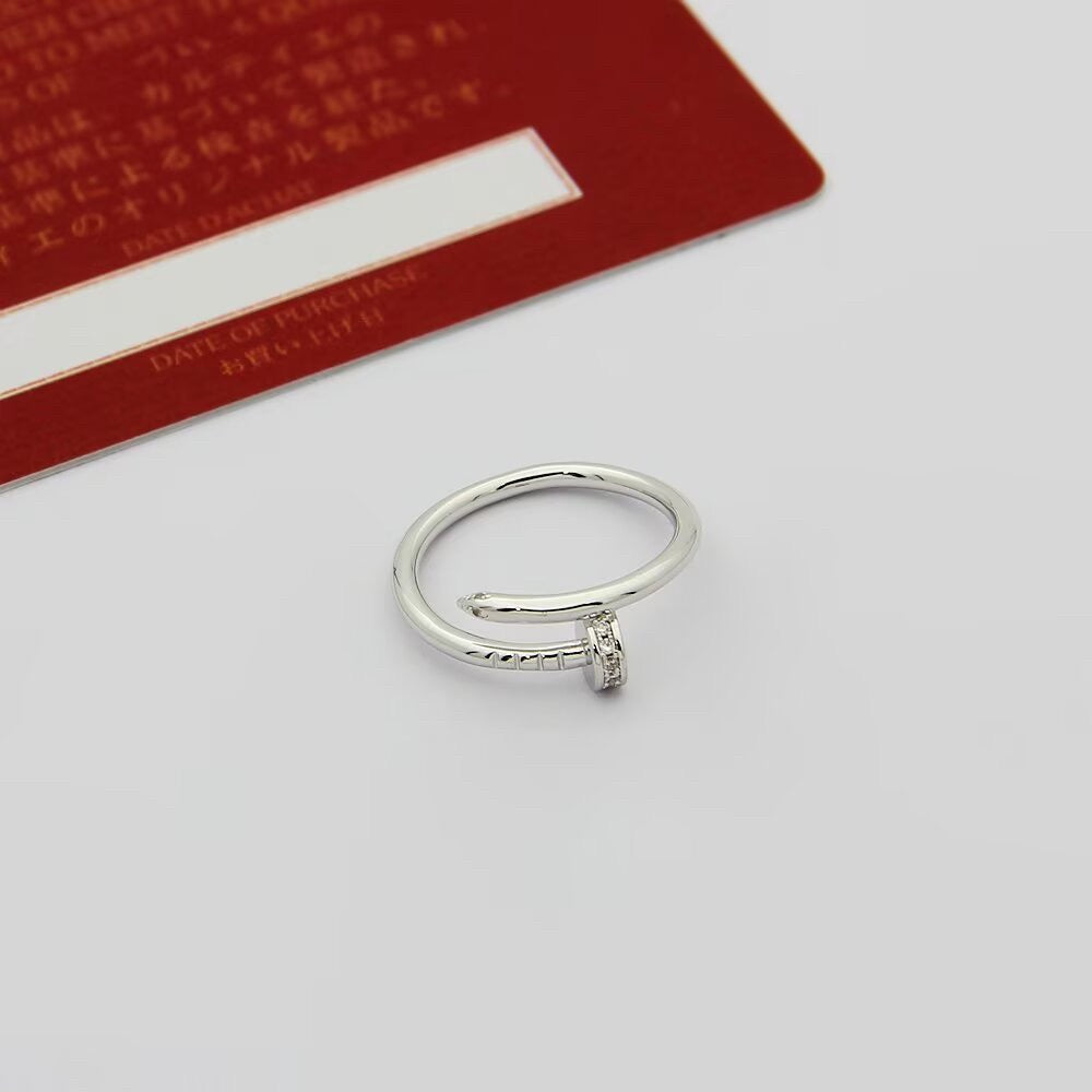 [Okajuri Jewelry] JUSTE 1.8MM HALF DIAMOND RING