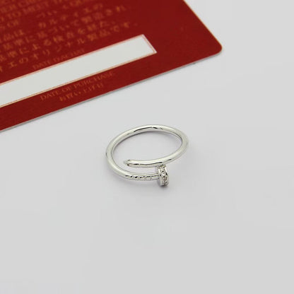 [Okajuri Jewelry] JUSTE 1.8MM HALF DIAMOND RING