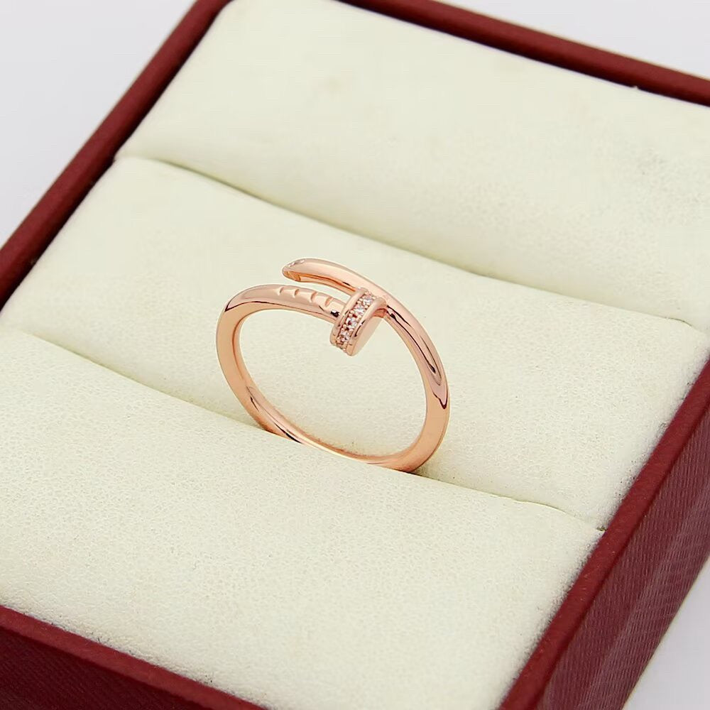 [Okajuri Jewelry] JUSTE 1.8MM HALF DIAMOND RING
