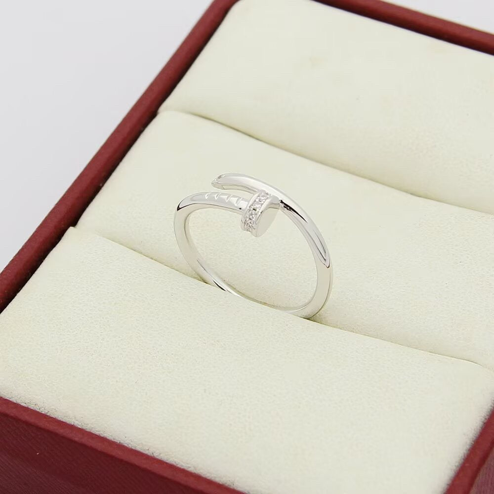 [Okajuri Jewelry] JUSTE 1.8MM HALF DIAMOND RING