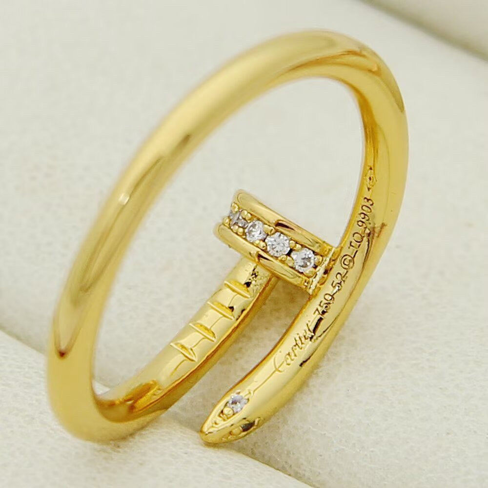 [Okajuri Jewelry] JUSTE 1.8MM HALF DIAMOND RING