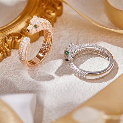 [Okajuri Jewelry] PANTHERE FULL DIAMOND SMALL RING