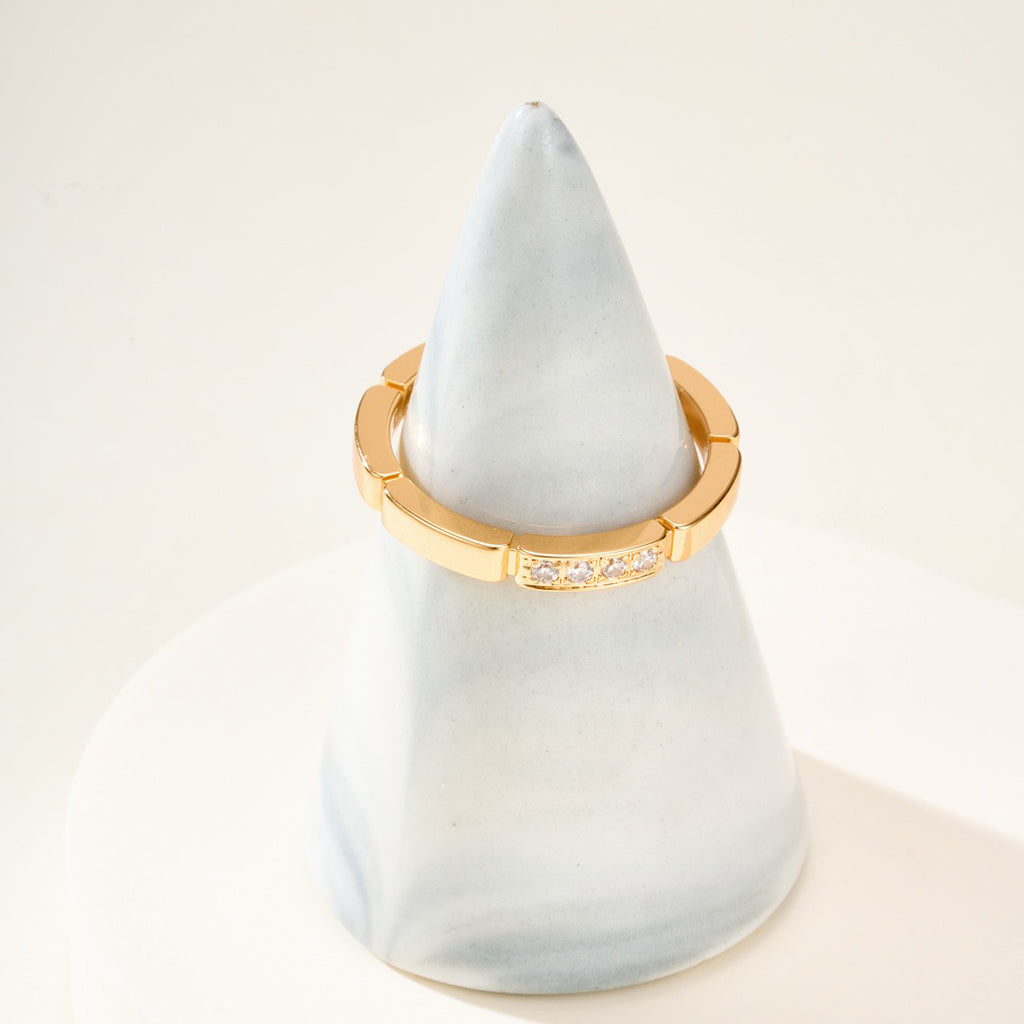 [Okajuri Jewelry] MAILLON PANTHERE 4 DIAMOND RING