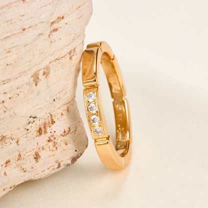 [Okajuri Jewelry] MAILLON PANTHERE 4 DIAMOND RING