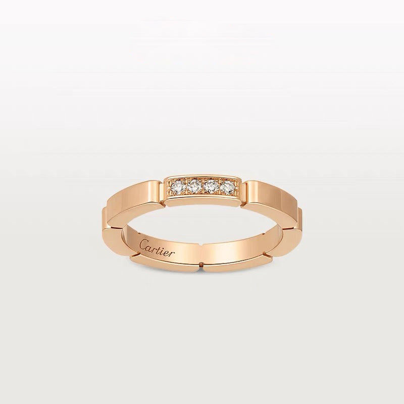 [Okajuri Jewelry] MAILLON PANTHERE 4 DIAMOND RING