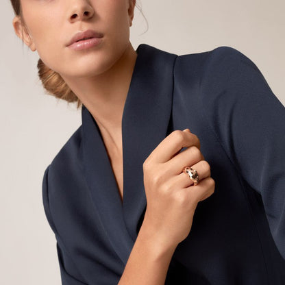 [Okajuri Jewelry] PANTHERE SPOTTED MEDIUM RING