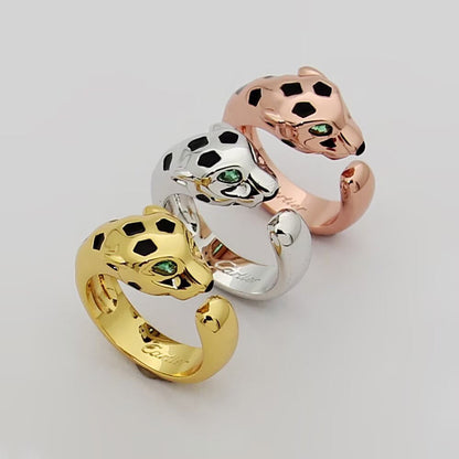 [Okajuri Jewelry] PANTHERE SPOTTED MEDIUM RING