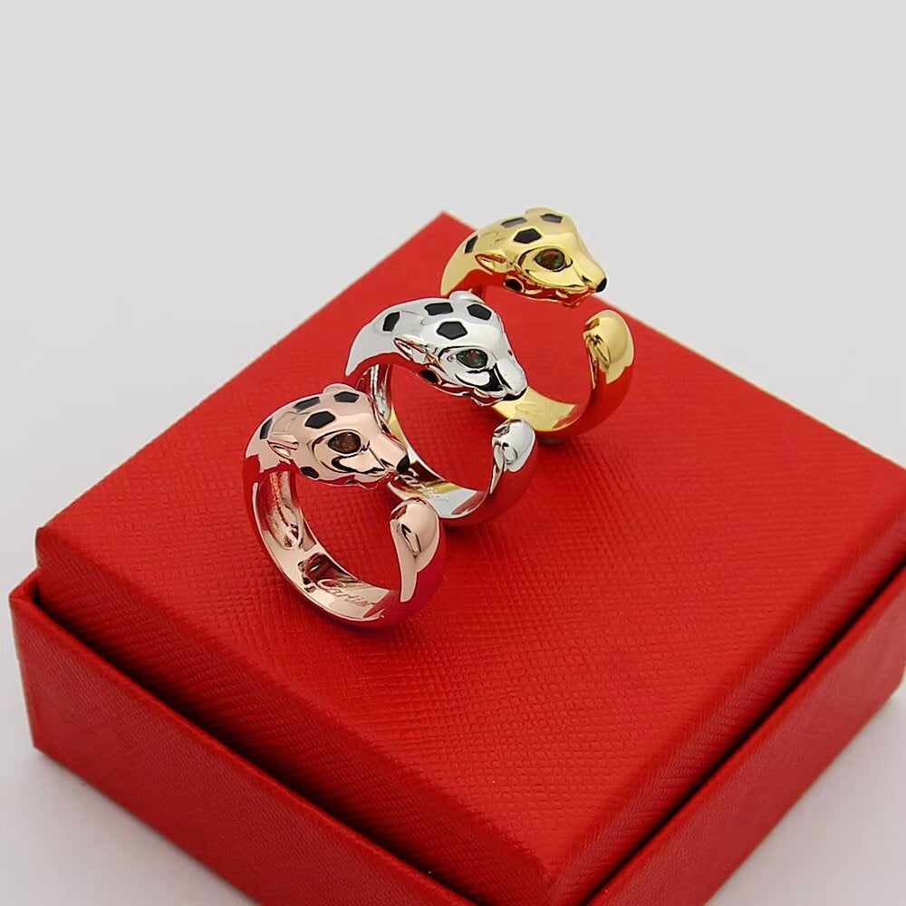 [Okajuri Jewelry] PANTHERE SPOTTED MEDIUM RING