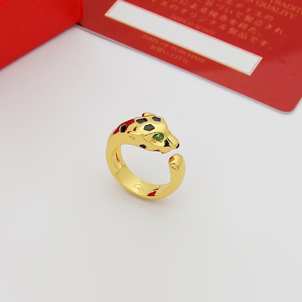 [Okajuri Jewelry] PANTHERE SPOTTED MEDIUM RING