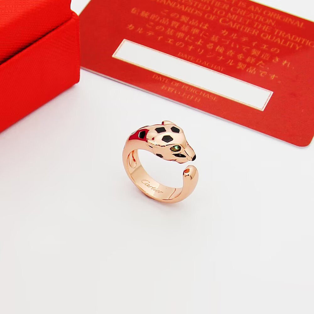 [Okajuri Jewelry] PANTHERE SPOTTED MEDIUM RING