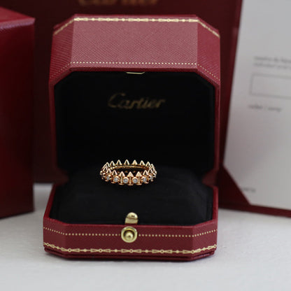 [Okajuri Jewelry] CLASH 6.8MM DIAMOND MEDIUM RING