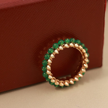 [Okajuri Jewelry] CLASH 7.9MM AGATE CHALCEDONY RING