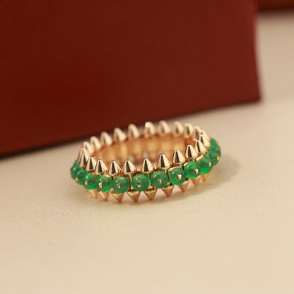 [Okajuri Jewelry] CLASH 7.9MM AGATE CHALCEDONY RING