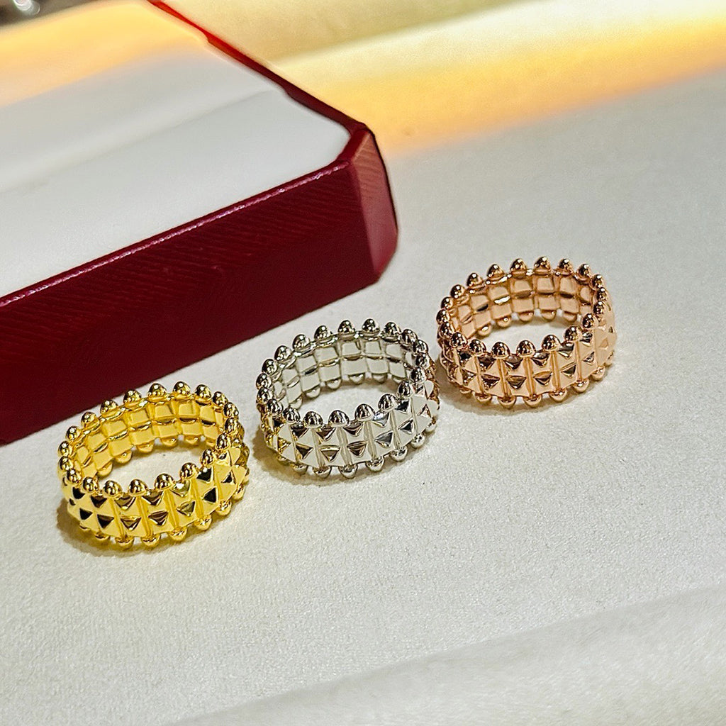 [Okajuri Jewelry] CLASH 9.2MM DOUBLE ROW RING