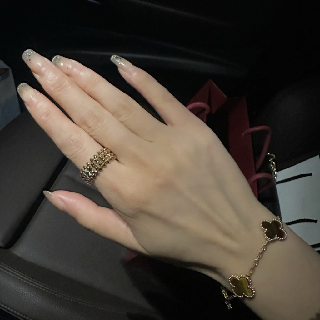 [Okajuri Jewelry] CLASH 9.2MM DOUBLE ROW RING