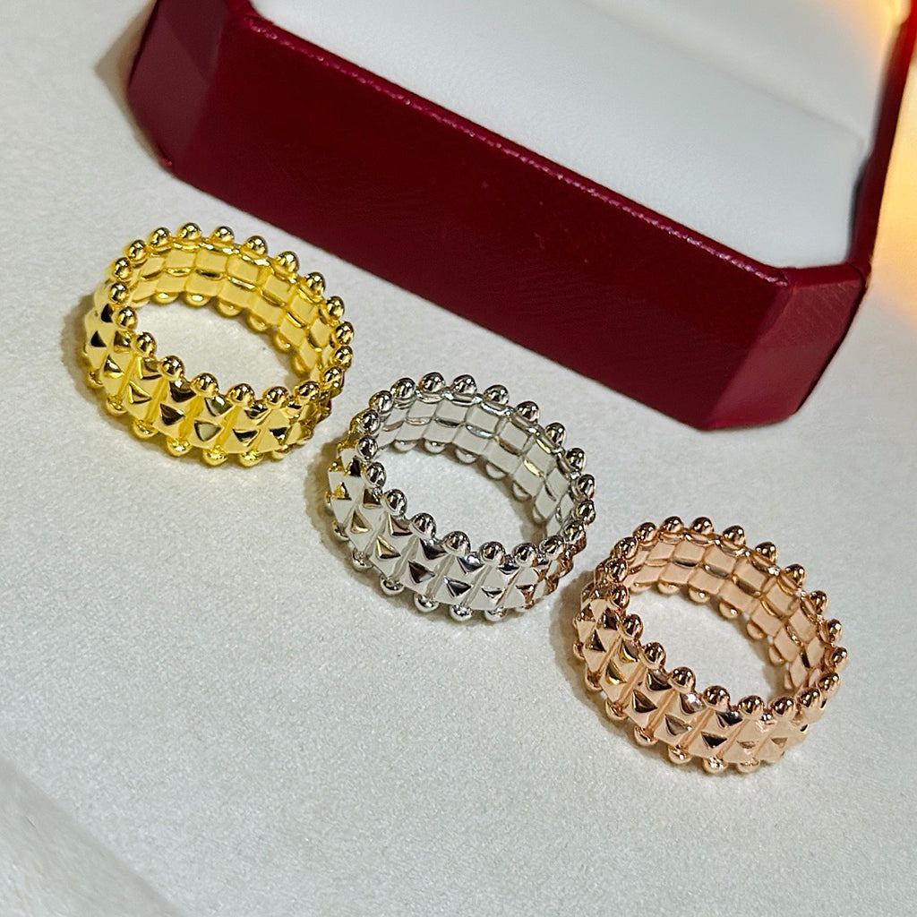 [Okajuri Jewelry] CLASH 9.2MM DOUBLE ROW RING