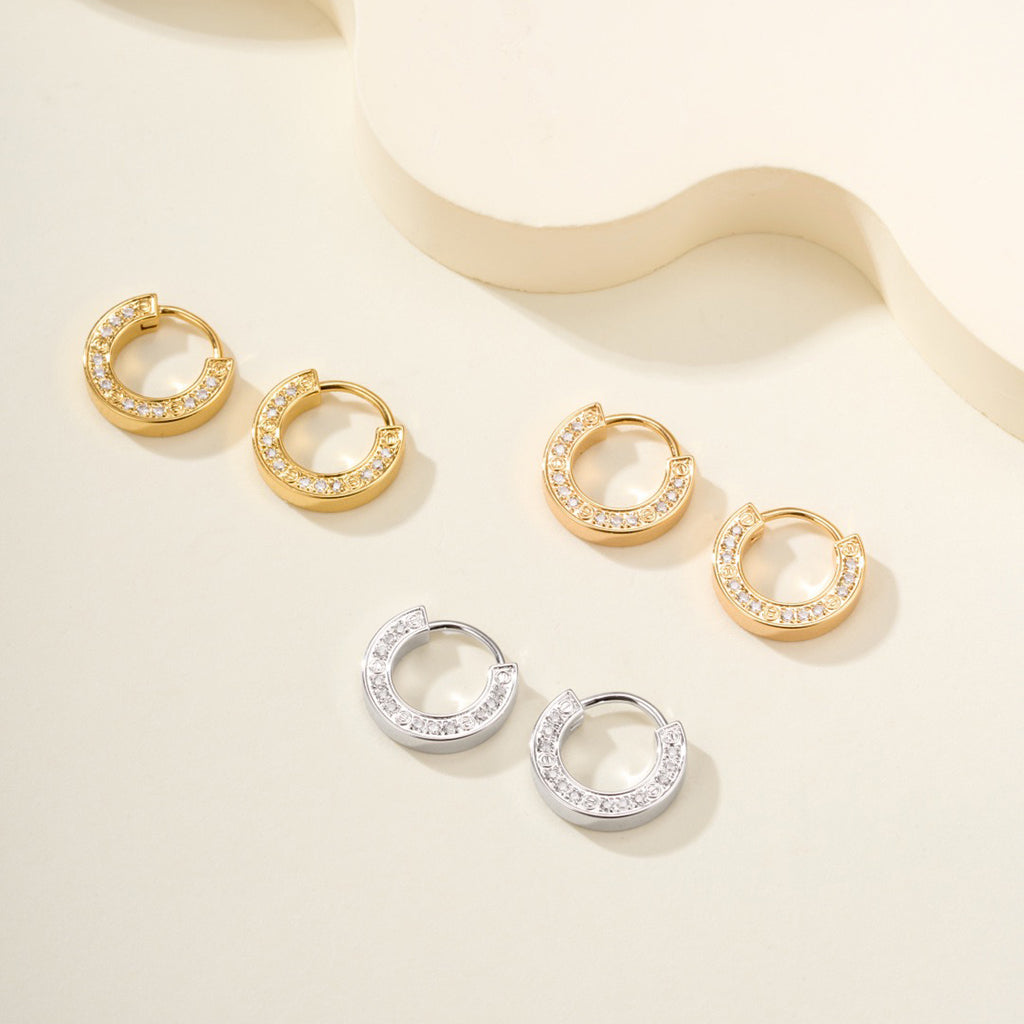 [Okajuri Jewelry] LOVE DIAMOND EARRINGS