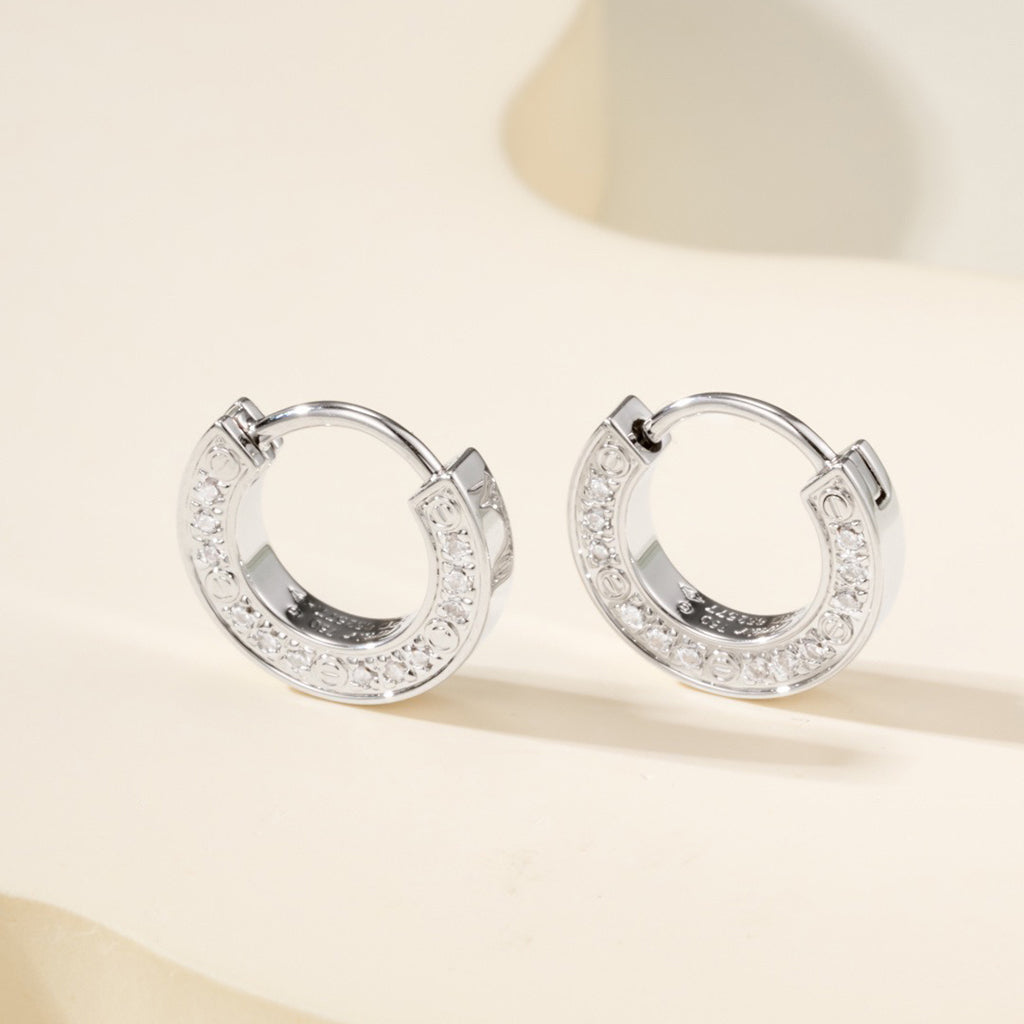 [Okajuri Jewelry] LOVE DIAMOND EARRINGS