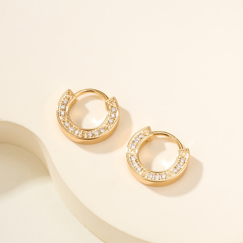 [Okajuri Jewelry] LOVE DIAMOND EARRINGS