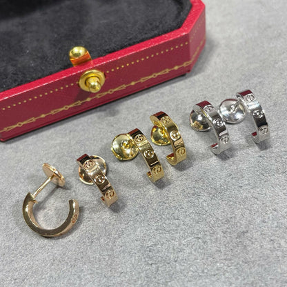 [Okajuri Jewelry] LOVE EARRINGS 2.65 MM NO DIAMOND SMALL