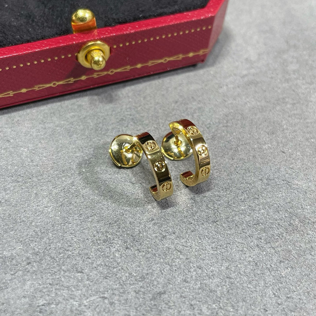 [Okajuri Jewelry] LOVE EARRINGS 2.65 MM NO DIAMOND SMALL