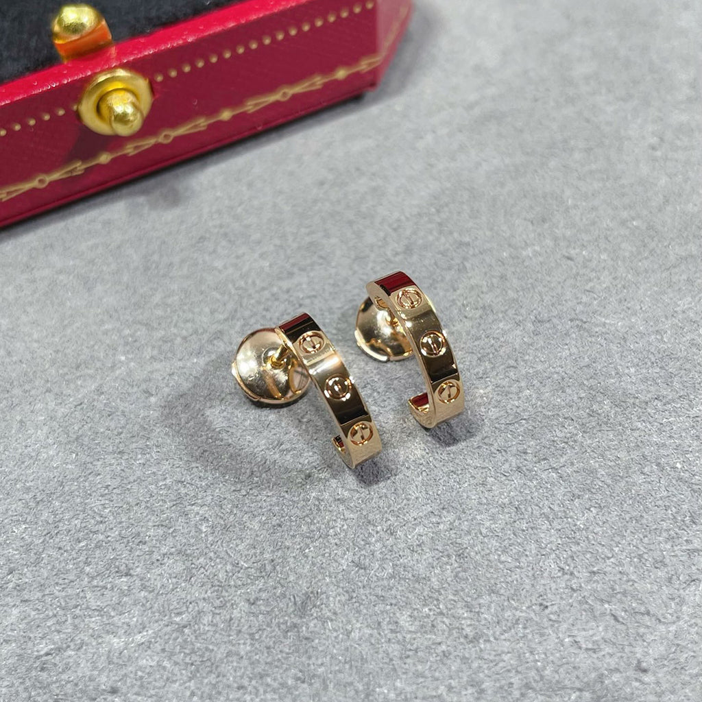 [Okajuri Jewelry] LOVE EARRINGS 2.65 MM NO DIAMOND SMALL