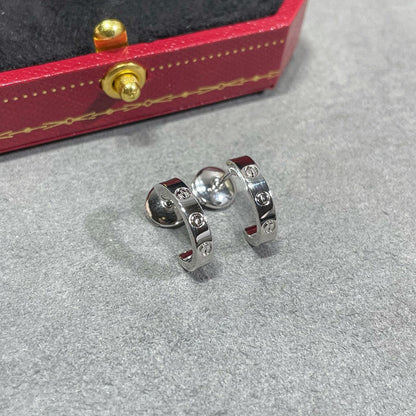 [Okajuri Jewelry] LOVE EARRINGS 2.65 MM NO DIAMOND SMALL