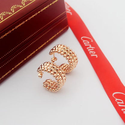 [Okajuri Jewelry] CLASH 9.2MM DOUBLE ROW EARRINGS