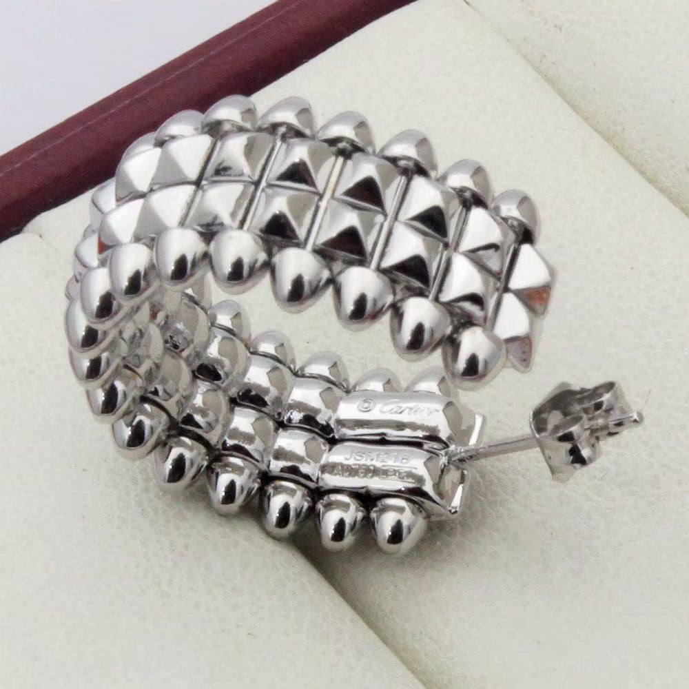 [Okajuri Jewelry] CLASH 9.2MM DOUBLE ROW EARRINGS