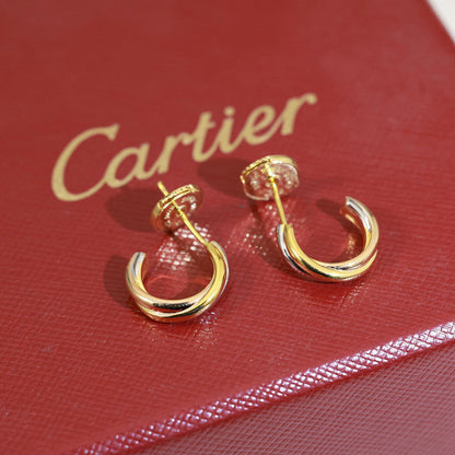 [Okajuri Jewelry] TRINITY ON DIAMOND MINI EARRINGS