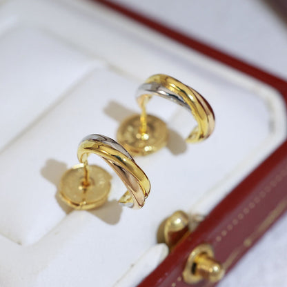 [Okajuri Jewelry] TRINITY ON DIAMOND MINI EARRINGS
