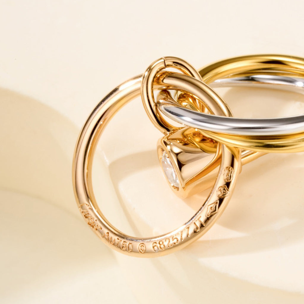 [Okajuri Jewelry] TRINITY ON DIAMOND  EARRINGS