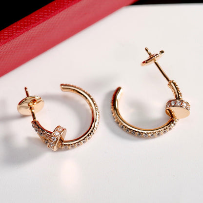 [Okajuri Jewelry] JUSTE FULL DIAMOND SMALL EARRINGS