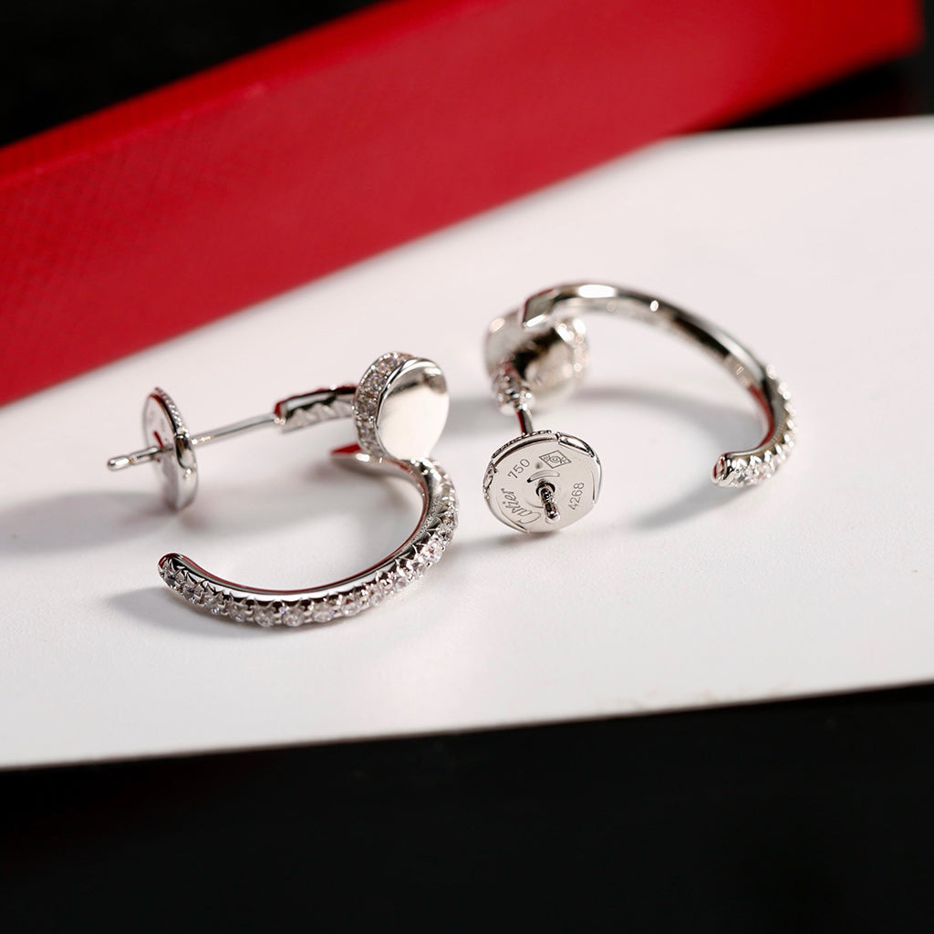 [Okajuri Jewelry] JUSTE FULL DIAMOND SMALL EARRINGS