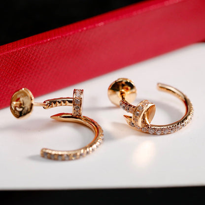 [Okajuri Jewelry] JUSTE FULL DIAMOND SMALL EARRINGS